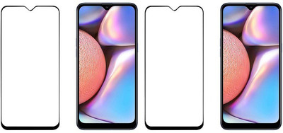 HOBBYTRONICS Edge To Edge Tempered Glass for Samusng A10S(Pack of 2)