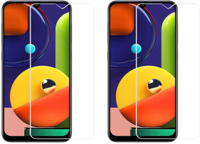 HOBBYTRONICS Tempered Glass Guard for Samsung Galaxy A50S(Pack of 2)
