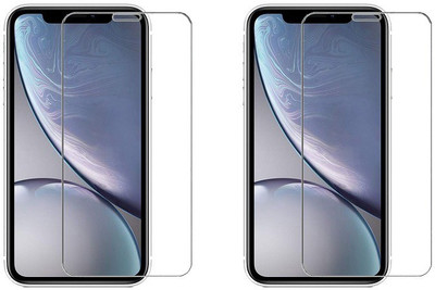 HOBBYTRONICS Tempered Glass Guard for Apple iPhone XR(Pack of 2)