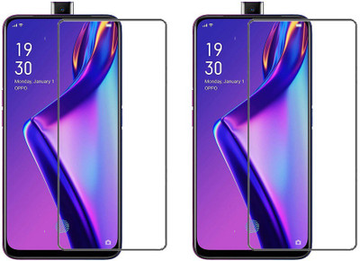 HOBBYTRONICS Tempered Glass Guard for OPPO K3(Pack of 2)