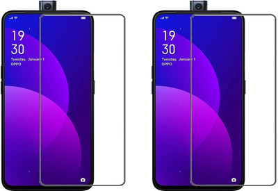 HOBBYTRONICS Tempered Glass Guard for Oppo F11 Pro(Pack of 2)