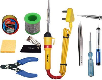 FADMAN BEGINNER BASIC SOLDERING IRON KIT PACK-10 25 W Simple(Flat Tip)
