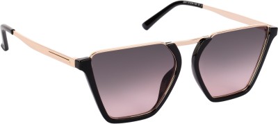 AISLIN Wayfarer Sunglasses(For Men & Women, Grey, Pink)