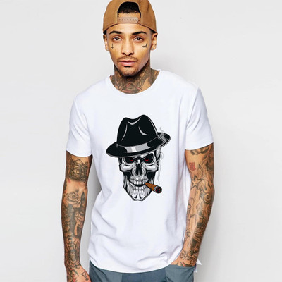 printcorners Graphic Print Men Round Neck White T-Shirt