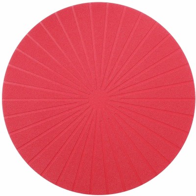 IKEA Round Pack of 4 Table Placemat(Red, Plastic)