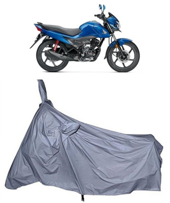 THE REAL ARV Waterproof Two Wheeler Cover for Honda(Livo, Silver)
