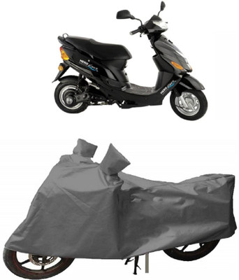 THE REAL ARV Two Wheeler Cover for Hero(Electric Zippy, Grey)
