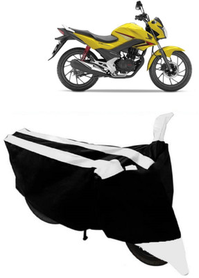 THE REAL ARV Waterproof Two Wheeler Cover for Honda(CBF, White, Black)