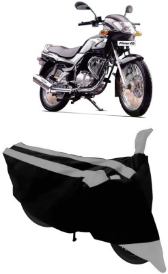 THE REAL ARV Waterproof Two Wheeler Cover for TVS(Fiero F2, Grey, Black)