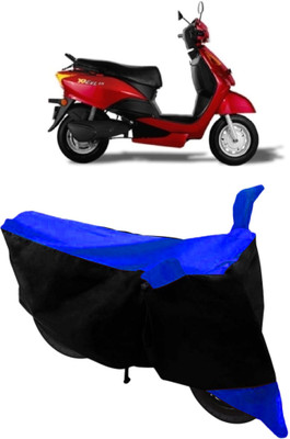 THE RAL ARV Two Wheeler Cover for Indus(Yo EXL, Blue, Black)