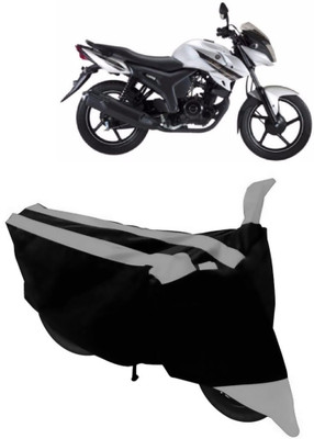 ABORDABLE Two Wheeler Cover for Yamaha(SZ-S, Grey, Black)
