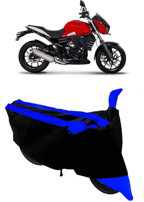 THE RAL ARV Two Wheeler Cover for Mahindra(MOJO XT 300, Blue, Black)