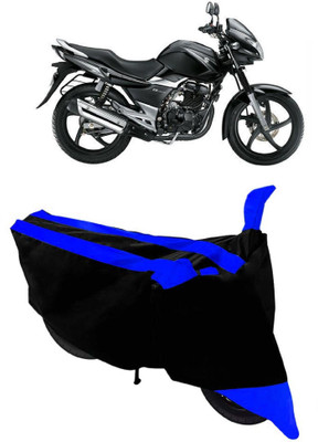 GANPRA Two Wheeler Cover for Suzuki(GS 150R, Black, Blue)