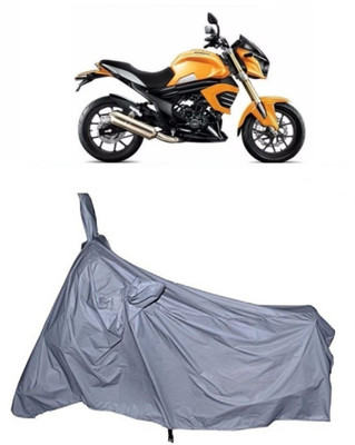 THE RAL ARV Waterproof Two Wheeler Cover for Mahindra(Mojo, Silver)