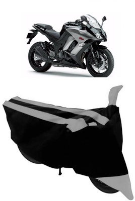 GANPRA Two Wheeler Cover for Kawasaki(Ninja 1000, Black, Grey)