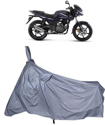 THE RAL ARV Two Wheeler Cover for Bajaj(Pulsar 180 DTS-i, Silver)