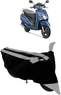 THE REAL ARV Two Wheeler Cover for Honda(Activa, Grey, Black)