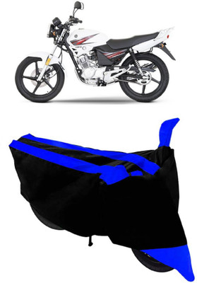GANPRA Two Wheeler Cover for Yamaha(Libero, Black, Blue)