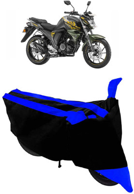HEMSKAR Two Wheeler Cover for Yamaha(FZ-S, Blue, Black)