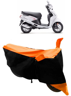 THE REAL ARV Waterproof Two Wheeler Cover for Hero(Pleasure, Orange, Black)