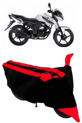 ABORDABLE Two Wheeler Cover for Yamaha(SZ X, Red, Black)