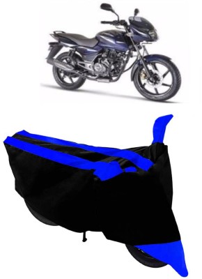 ABORDABLE Two Wheeler Cover for Bajaj(Pulsar 150, Blue, Black)