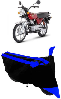 THE REAL ARV Waterproof Two Wheeler Cover for Bajaj(Boxer, Blue, Black)