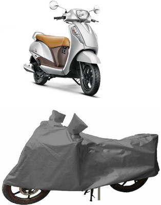 THE REAL ARV Two Wheeler Cover for Suzuki(Access SE, Grey)