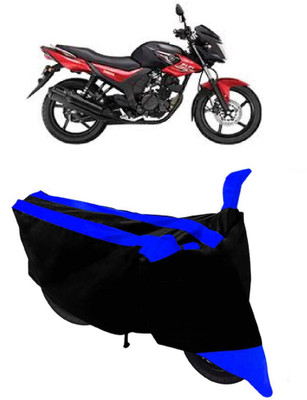 ABORDABLE Two Wheeler Cover for Yamaha(SZ-RR, Blue, Black)
