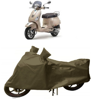 SHOPLINK Waterproof Two Wheeler Cover for Piaggio(Vespa VXL, Green)