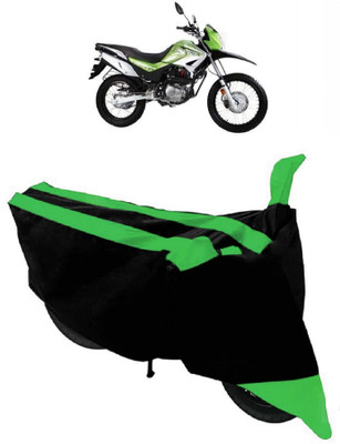 SHOPLINK Waterproof Two Wheeler Cover for Hero(Impulse, Green, Black)