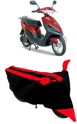 THE REAL ARV Two Wheeler Cover for Avon(E Scoot, Red, Black)
