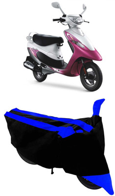 THE REAL ARV Two Wheeler Cover for TVS(Scooty Pep+, Blue, Black)