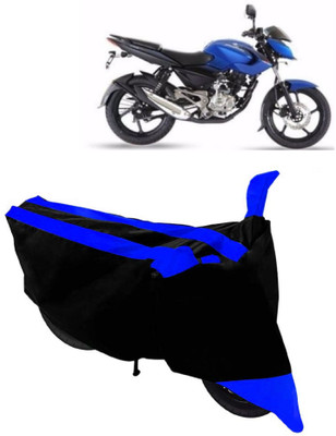 THE REAL ARV Waterproof Two Wheeler Cover for Bajaj(Pulsar, Blue, Black)