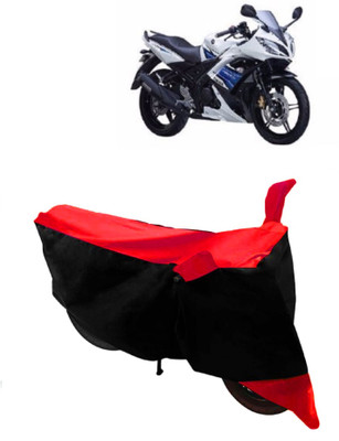 THE REAL ARV Two Wheeler Cover for Yamaha(R15, Red, Black)