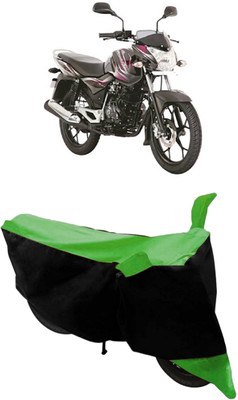 HEMSKAR Two Wheeler Cover for Bajaj(Discover 150 s, Green, Black)