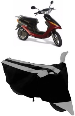 HEMSKAR Two Wheeler Cover for Indus(Yo Electron, Grey, Black)