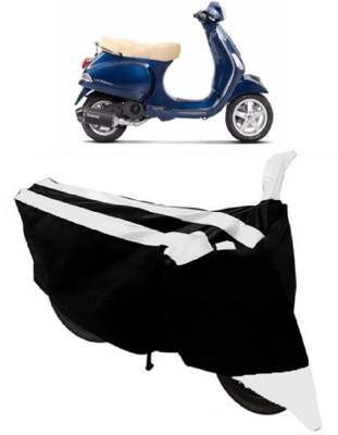 THE RAL ARV Waterproof Two Wheeler Cover for Piaggio(Vespa LX, White, Black)