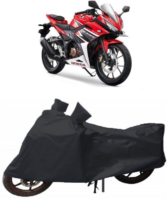 ABORDABLE Waterproof Two Wheeler Cover for Honda(CBR 150R, Black)