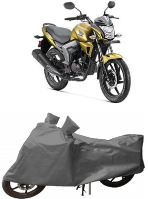 ABORDABLE Waterproof Two Wheeler Cover for Honda(CB Trigger, Grey)