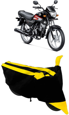 THE REAL ARV Waterproof Two Wheeler Cover for Honda(CD Dawn, Yellow, Black)