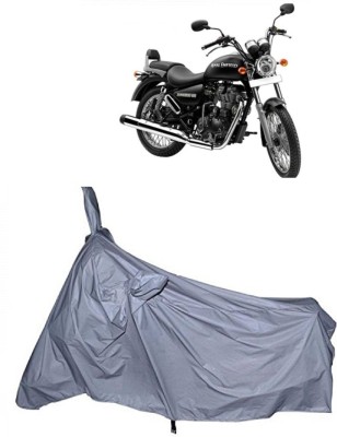 ABORDABLE Waterproof Two Wheeler Cover for Royal Enfield(Thunderbird 500, Silver)