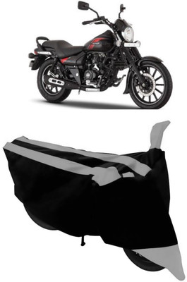 ABORDABLE Waterproof Two Wheeler Cover for Bajaj(Avenger, Grey, Black)