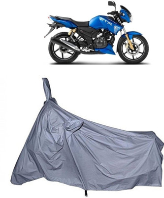 THE RAL ARV Waterproof Two Wheeler Cover for TVS(Apache, Silver)