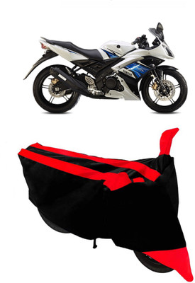 HEMSKAR Waterproof Two Wheeler Cover for Yamaha(R15 s, Red, Black)