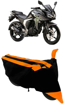 THE REAL ARV Two Wheeler Cover for Yamaha(Fazer, Orange, Black)