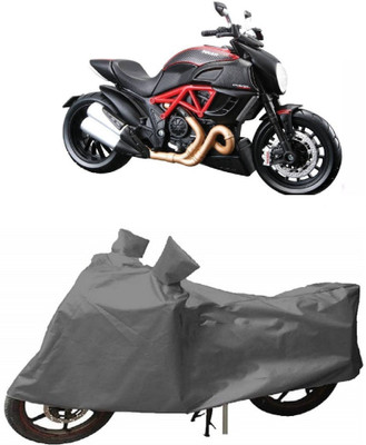 THE REAL ARV Waterproof Two Wheeler Cover for Ducati(Diavel, Grey)