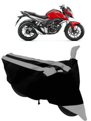 GANPRA Two Wheeler Cover for Honda(CB, Black, Grey)