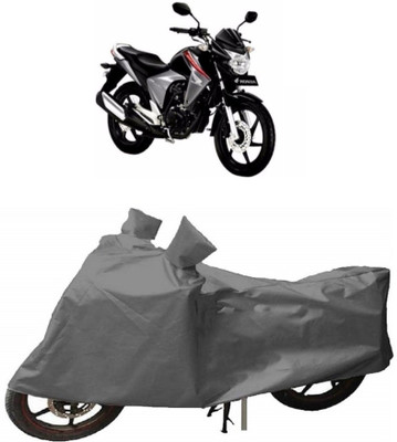 THE REAL ARV Two Wheeler Cover for Honda(Unicorn Dazzler, Grey)