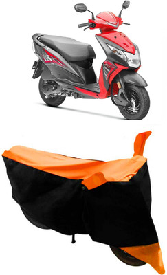 THE REAL ARV Waterproof Two Wheeler Cover for Honda(Deo, Orange, Black)